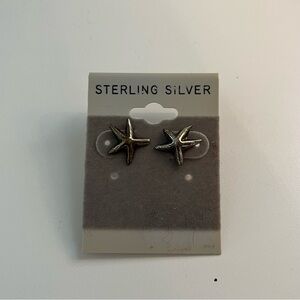 Starfish Sterling Silver Earrings